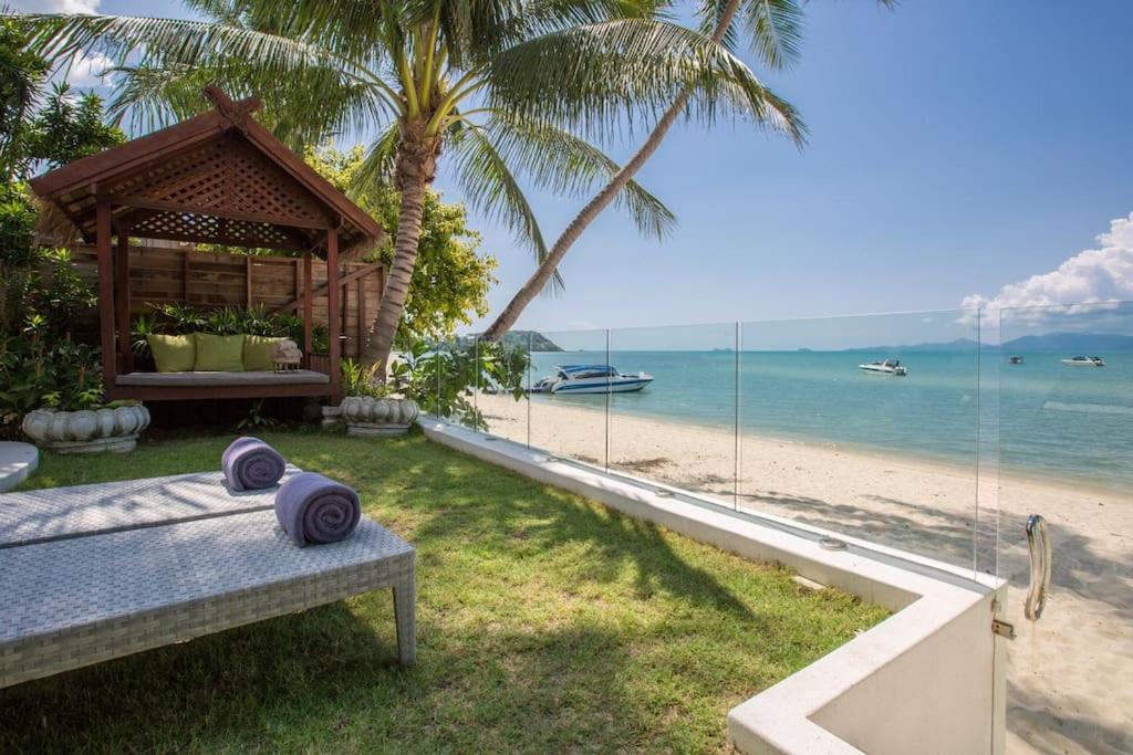 Beachfront Villa Charmant With Private Pool Koh Samui Esterno foto