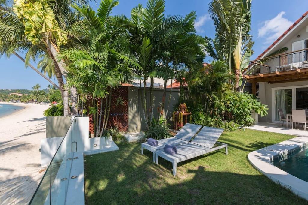 Beachfront Villa Charmant With Private Pool Koh Samui Esterno foto