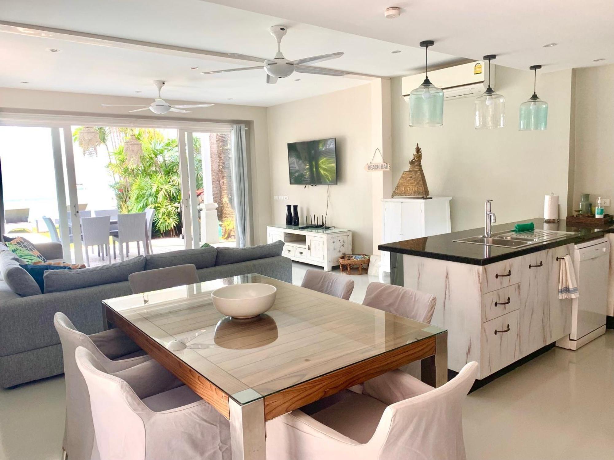 Beachfront Villa Charmant With Private Pool Koh Samui Esterno foto
