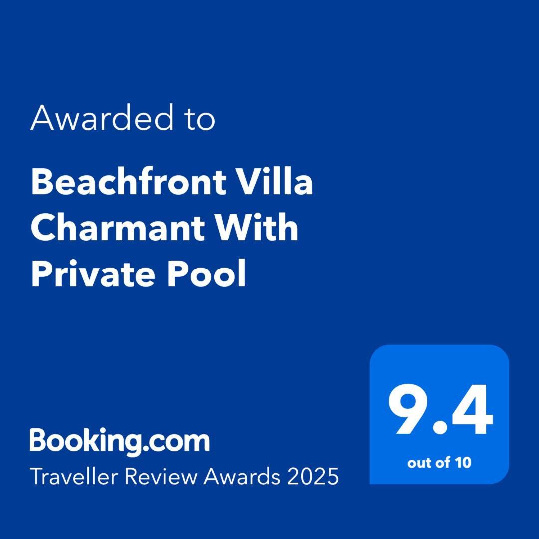Beachfront Villa Charmant With Private Pool Koh Samui Esterno foto